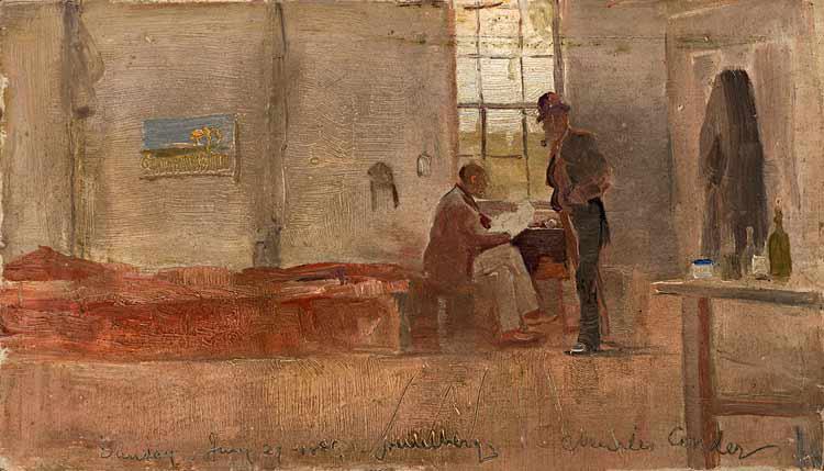 Charles conder Impressionists' Camp china oil painting image